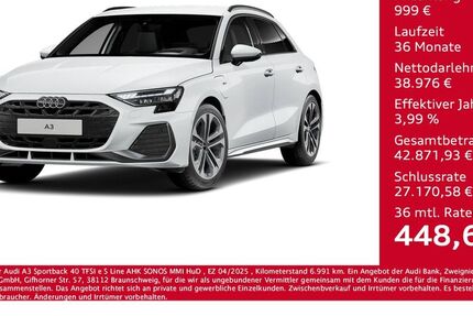 Audi A3 6.991 km 39.975 &euro; Bernsdorf 09337
