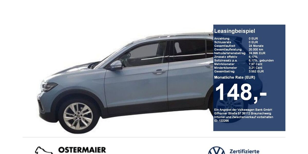 VW T-Cross 12.260 km 24.995 &euro; Vilsbiburg 84137