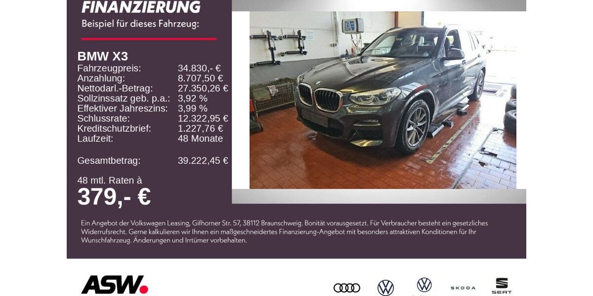 BMW X3 63.900 km 34.830 &euro; Weinsberg 74189