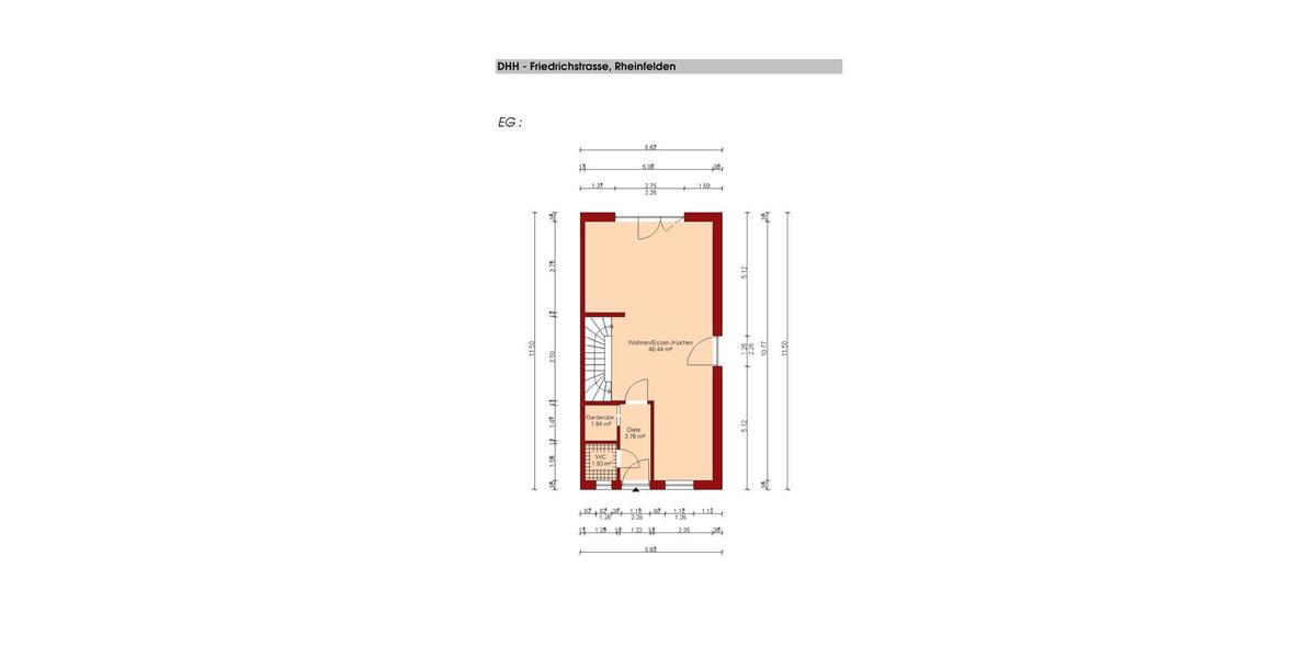 Doppelhaushälfte Rheinfelden (Baden) - 7 Zimmer, 180 m&sup2;, 1.800&euro; | Angebot:26233223