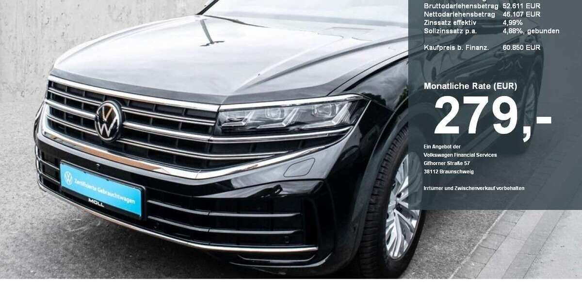 VW Touareg 8.650 km 60.850 &euro; Düsseldorf 40474