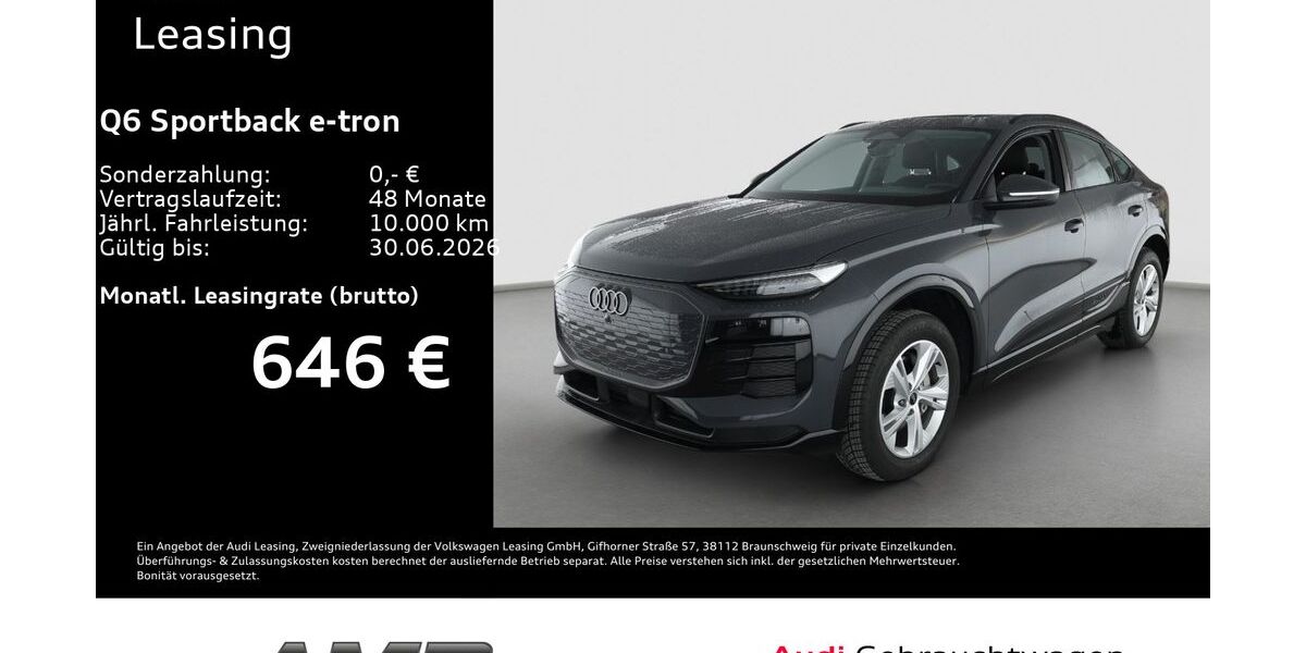Audi Q6 e-tron 13.680 km 54.980 &euro; Borna 04552