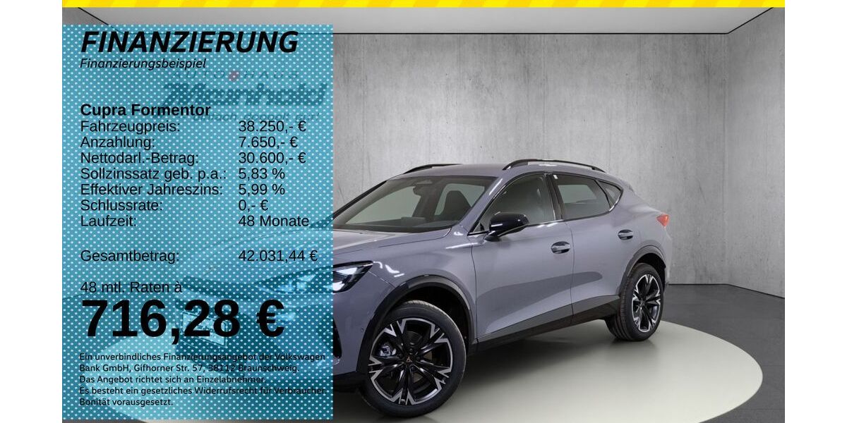 Cupra Formentor 1.010 km 38.250 &euro; Auerbach/Rebesgrün 08209