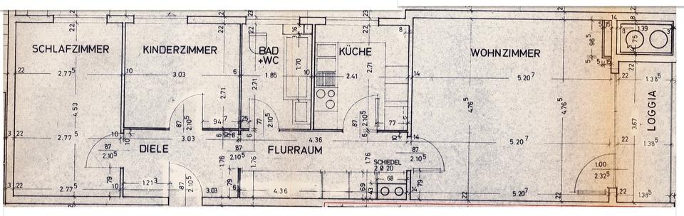 Etagenwohnung Hamburg Stellingen - 3 Zimmer, 76 m&sup2;, 420.000&euro; | Angebot:26324944