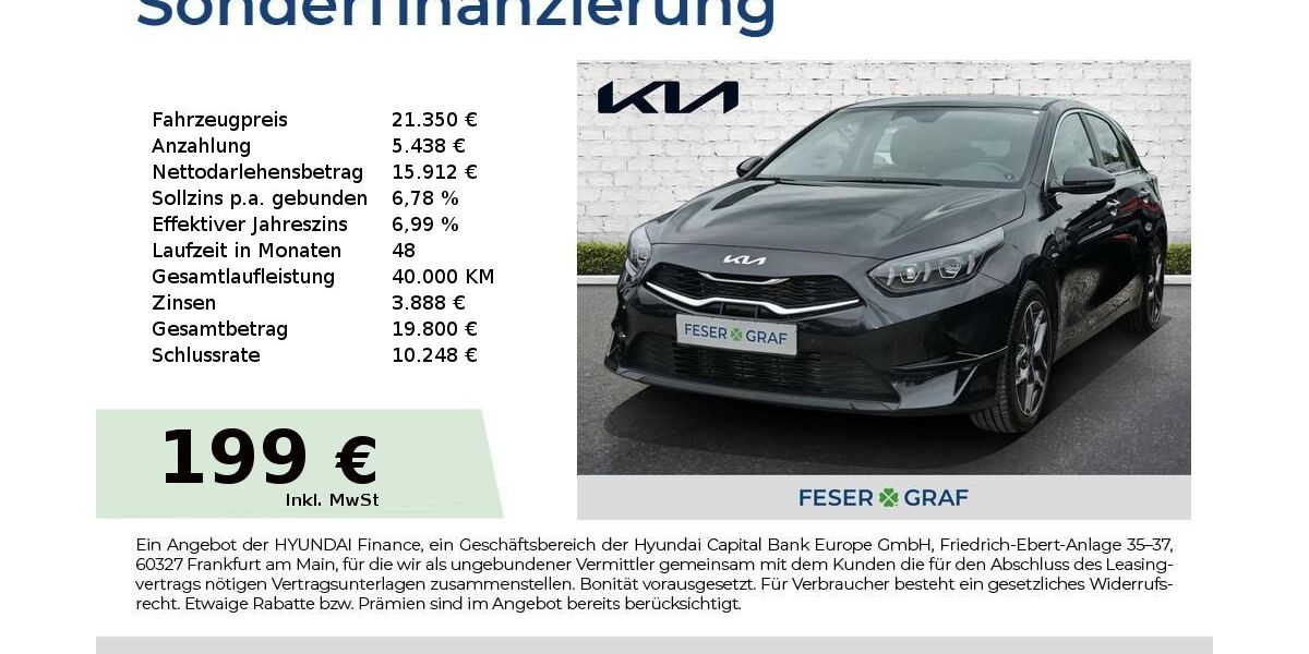 Kia ceed / Ceed 6.957 km 20.850 &euro; Hallstadt 96103