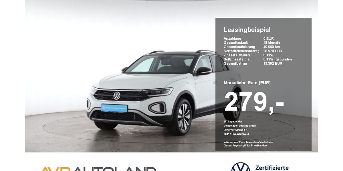 VW T-Roc 15.101 km 28.970 &euro; Plattling 94447