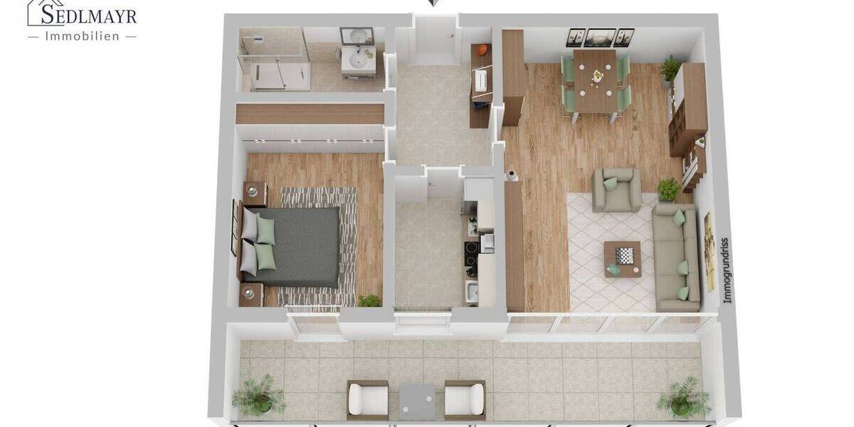 Etagenwohnung Andechs Erling - 2 Zimmer, 60 m&sup2;, 350.000&euro; | Angebot:26815630