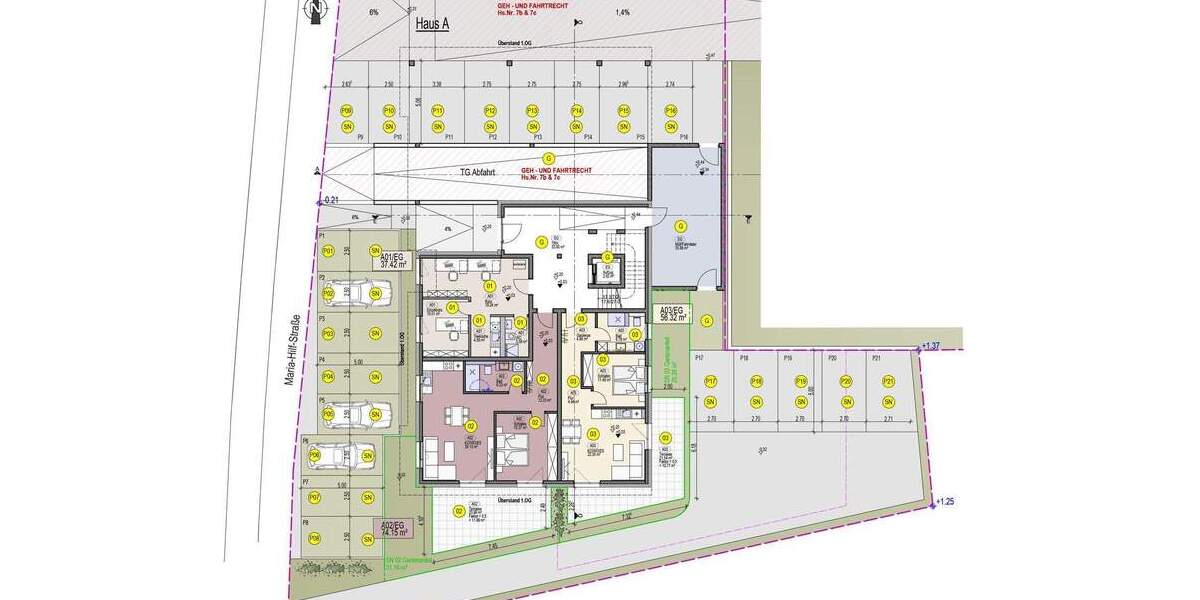 Etagenwohnung Berching - 2 Zimmer, 67 m&sup2;, 375.513&euro; | Angebot:25676410