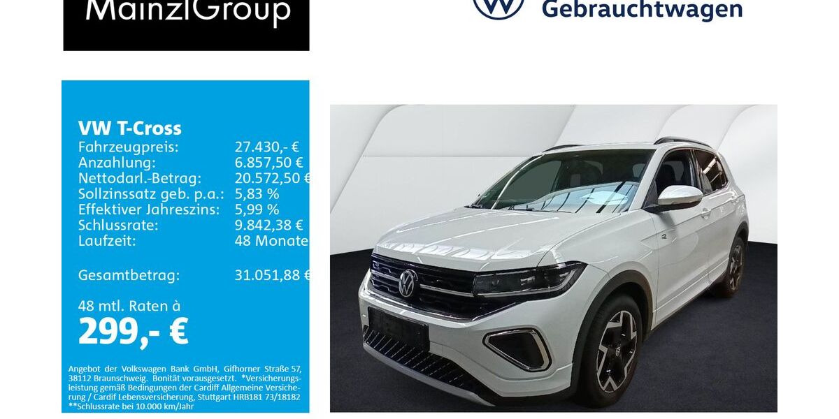VW T-Cross 19.300 km 27.430 &euro; Feldkirchen/Westerham 83620