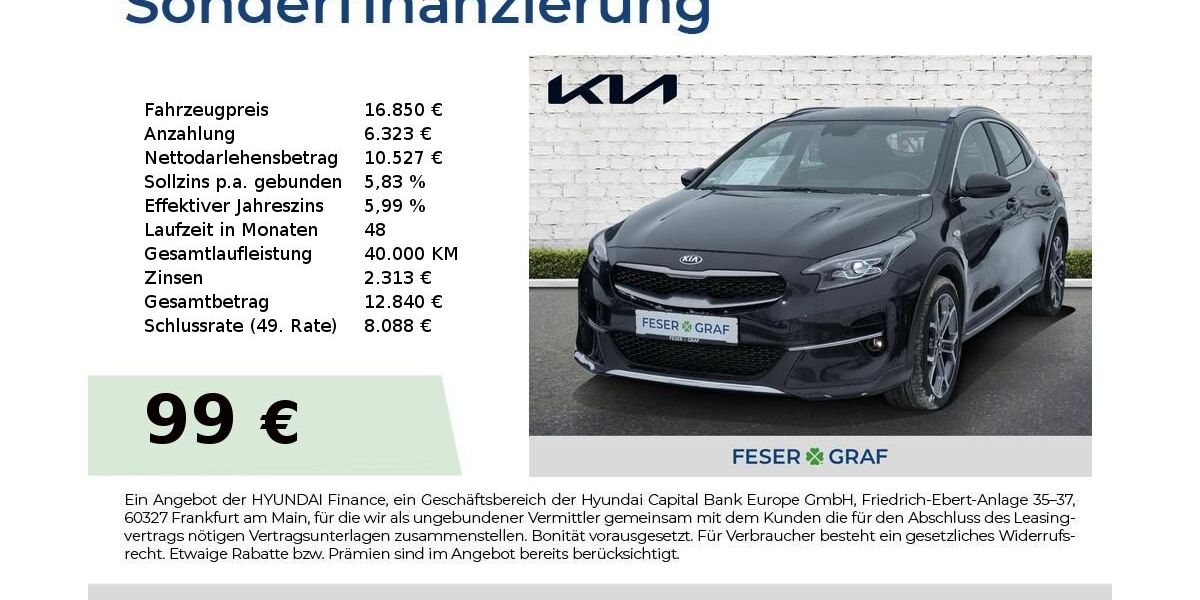 Kia XCeed 71.150 km 16.850 &euro; Schwabach 91126