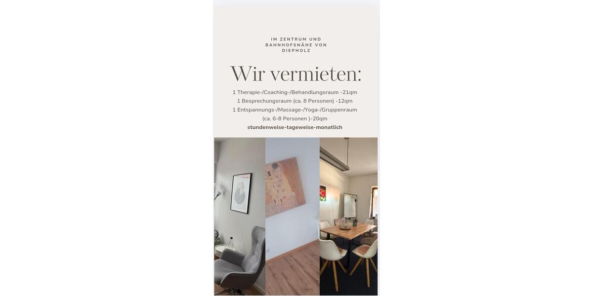 Gewerbeobjekt Diepholz - 150&euro; | Angebot:24842961