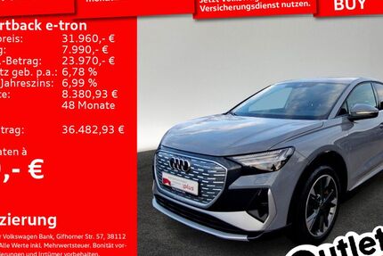 Audi Q4 e-tron 37.081 km 31.960 € Senden 89250