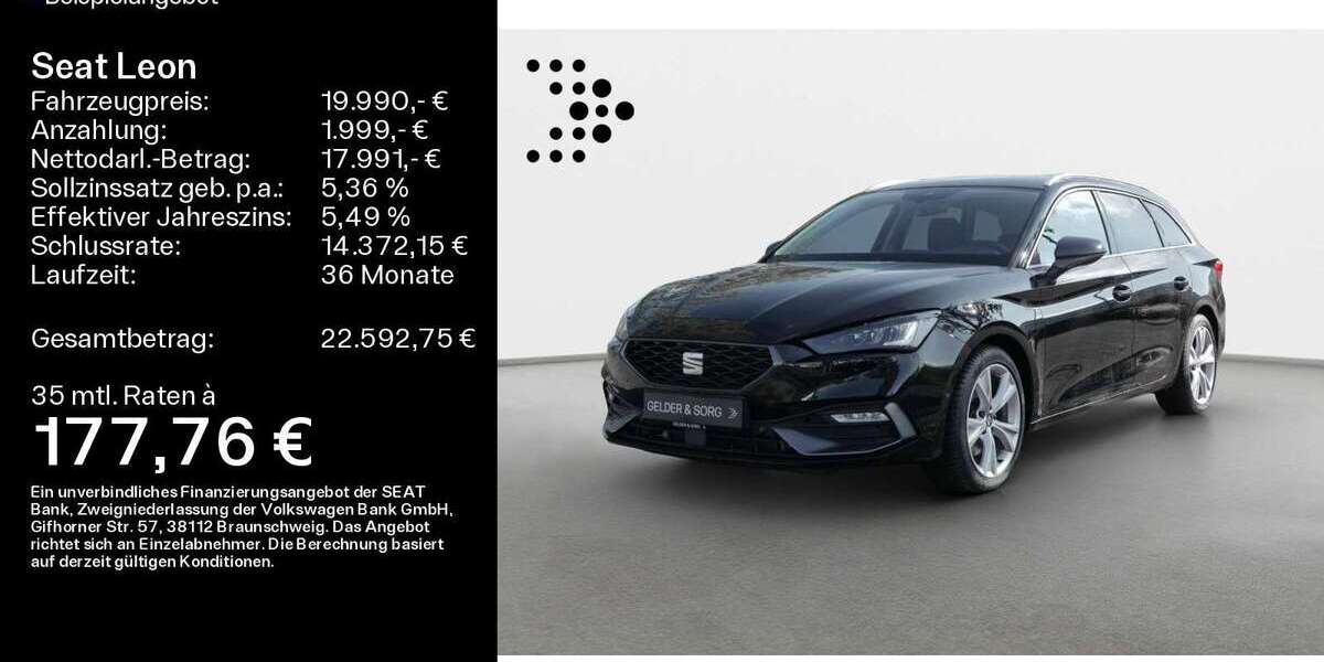 Seat Leon 68.955 km 19.990 &euro; Haßfurt 97437