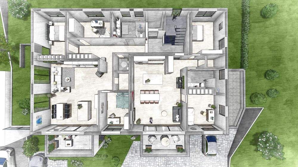 Etagenwohnung Rangendingen - 4 Zimmer, 136 m&sup2;, 645.500&euro; | Angebot:25699660