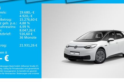 VW ID.3 27.998 km 19.680 € Dachau 85221