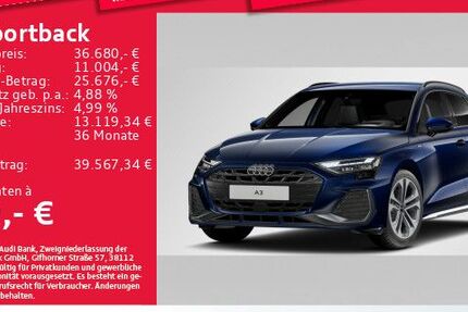 Audi A3 2.657 km 36.680 &euro; München 81825