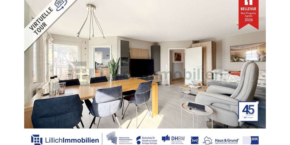 Etagenwohnung Kornwestheim - 4 Zimmer, 100 m&sup2;, 456.000&euro; | Angebot:25550304