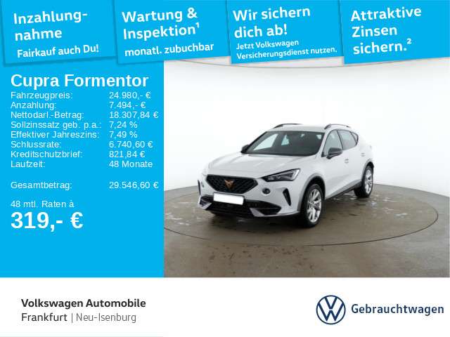 Cupra Formentor 13.008 km 24.980 &euro; Neu-Isenburg 63263
