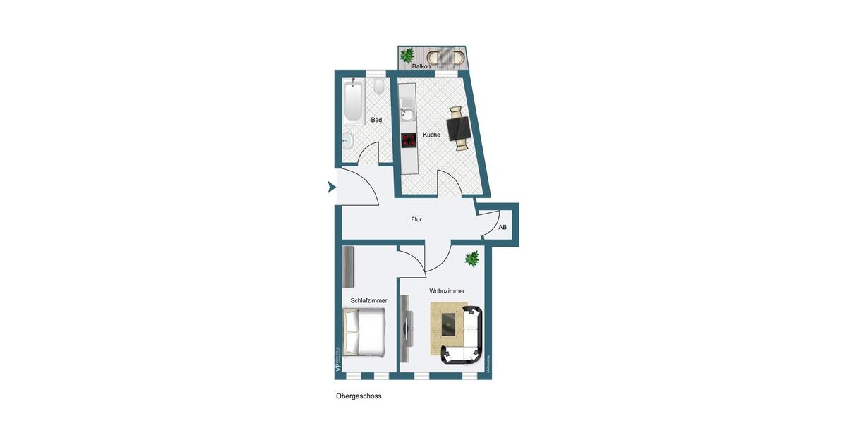 Etagenwohnung Kiel Gaarden-Ost - 2 Zimmer, 47 m&sup2;, 752&euro; | Angebot:25539264