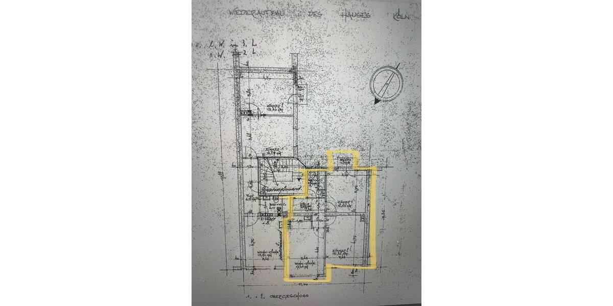 Etagenwohnung Köln Neustadt-Nord - 2 Zimmer, 60 m&sup2;, 1.350&euro; | Angebot:26859254