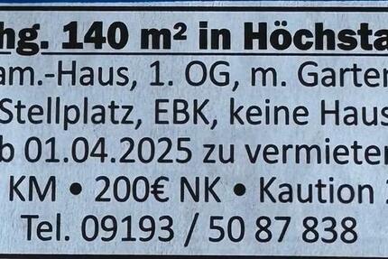 4 Zimmer Wohnung in Höchstadt Süd