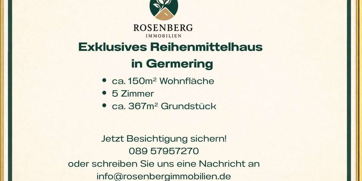 Einfamilienhaus Germering - 5 Zimmer, 150 m&sup2;, 799.999&euro; | Angebot:26018512