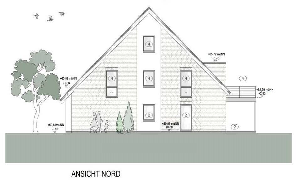 Terrassenwohnung Gescher - 2 Zimmer, 67 m&sup2;, 251.000&euro; | Angebot:25779979