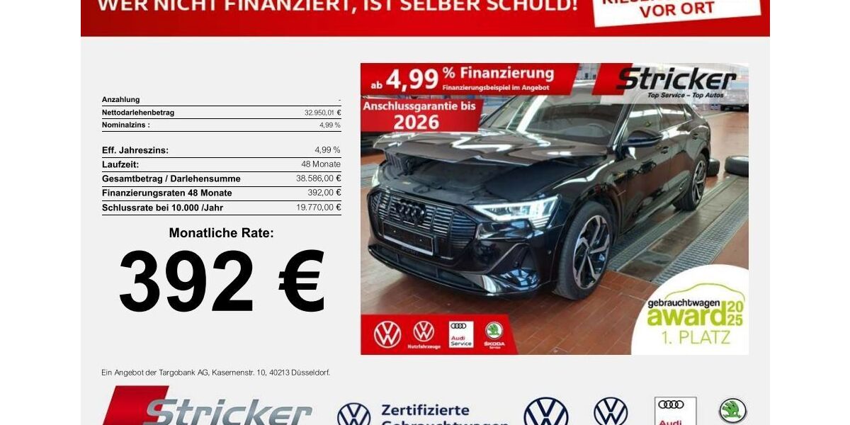 Audi e-tron 43.208 km 32.949 &euro; Detmold 32760