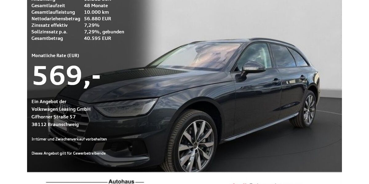 Audi A4 23.900 km 45.890 &euro; Ravensburg 88214