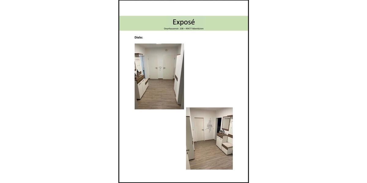 Etagenwohnung Ibbenbüren - 3 Zimmer, 73 m&sup2;, 249.000&euro; | Angebot:23271545