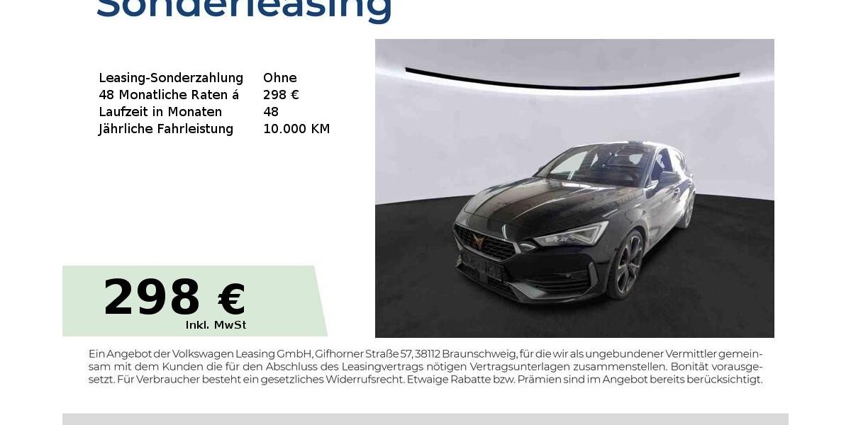 Cupra Leon 24.013 km 29.940 &euro; Bernburg 06406