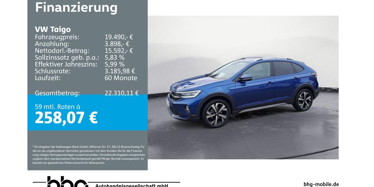 VW Taigo 51.047 km 18.990 &euro; Ettlingen 76275