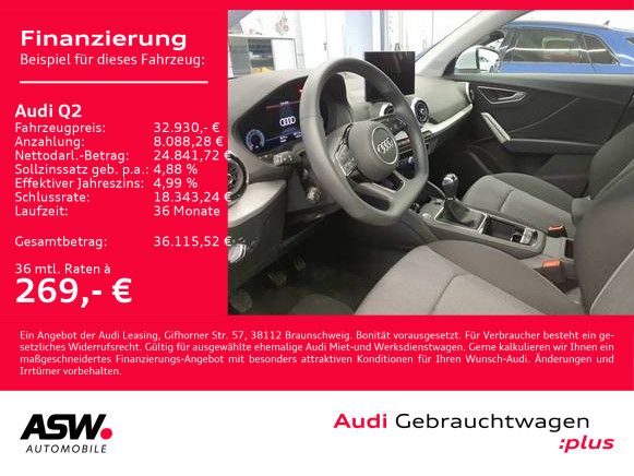 Audi Q2 5.800 km 32.930 € Heilbronn 74074