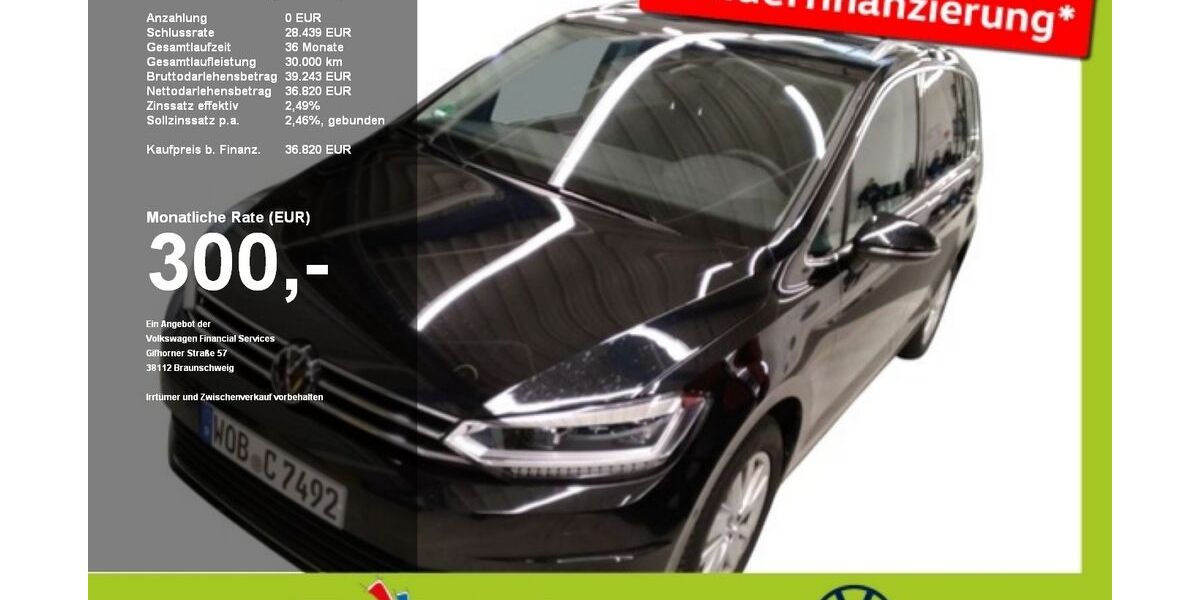 VW Touran 25.000 km 36.820 &euro; Mainburg 84048