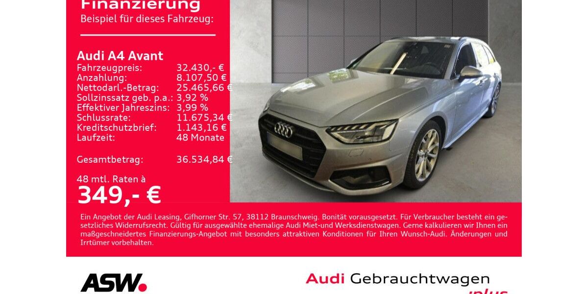 Audi A4 69.261 km 32.430 &euro; Heilbronn 74074