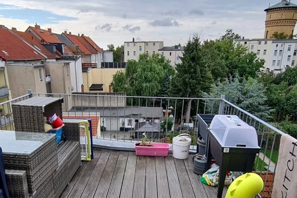 Wohnen über den Dächern von Köthen mit Blick zum Wasserturm 3 zimmer