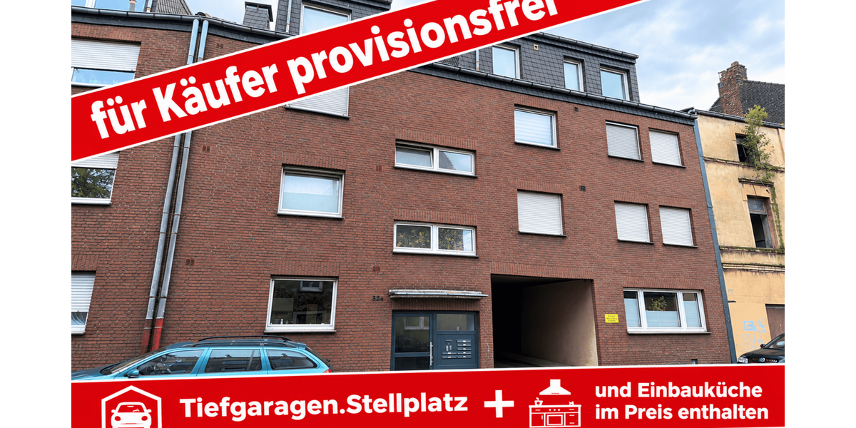 Etagenwohnung Duisburg Hamborn - 4 Zimmer, 94 m&sup2;, 98.000&euro; | Angebot:27252022