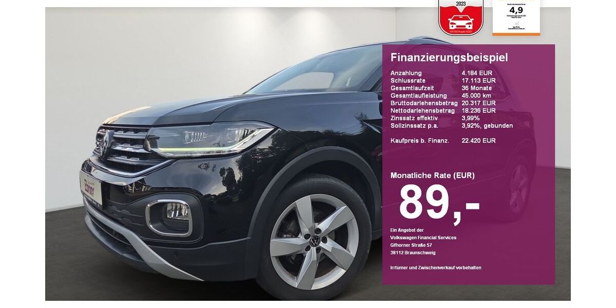 VW T-Cross 21.900 km 22.420 &euro; Albbruck 79774