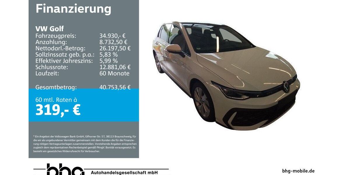 VW Golf 15.461 km 34.930 &euro; Kehl 77694