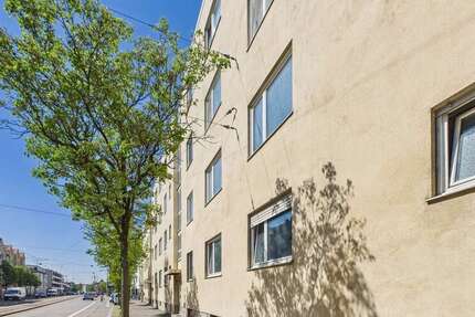 Kapitalanlage in Augsburg-Oberhausen: vermietete 3-Zimmer-Wohnung mit Stellplatz - Wohnung Augsburg Oberhausen | Angebot:23791411