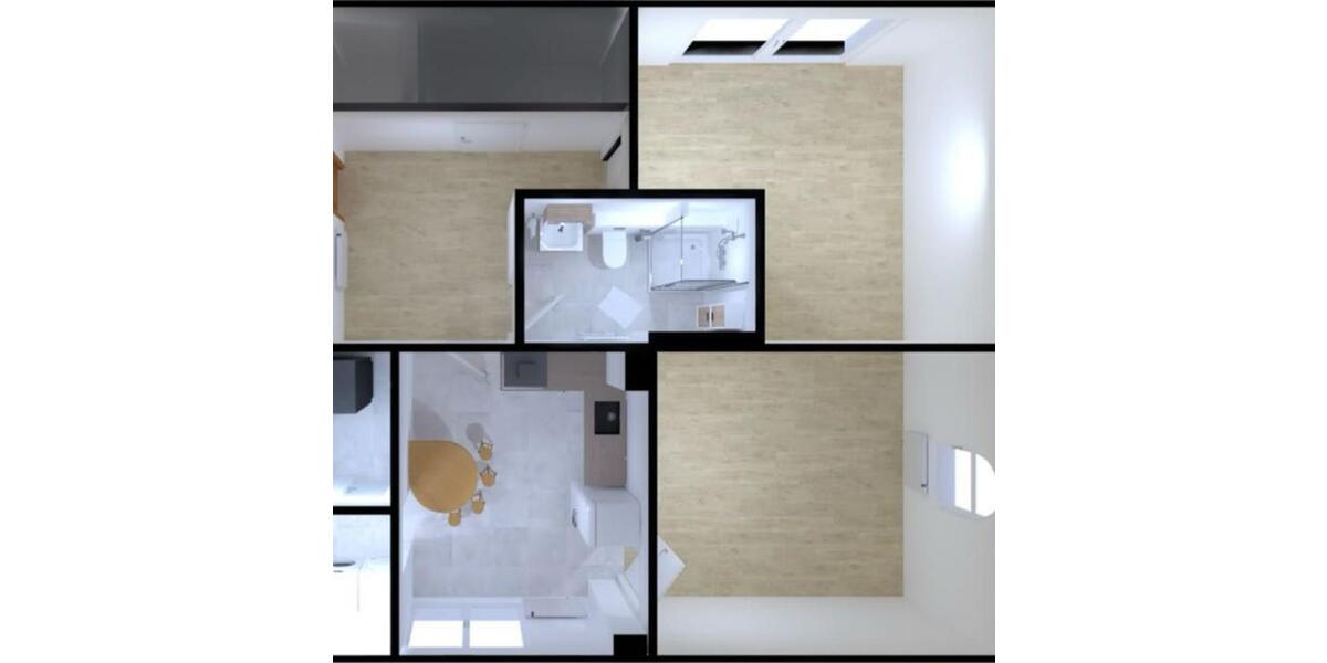 Monteurswohnung Gästezimmer in Stadtmitte neben Busbahnhof 2 zimmer