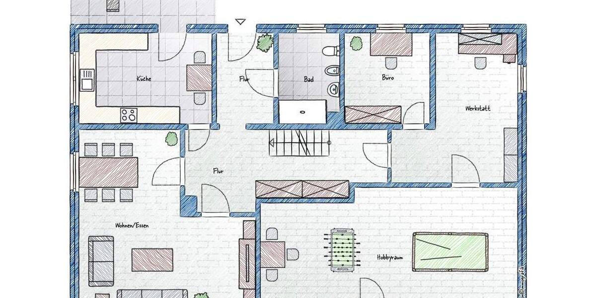 Einfamilienhaus Steyerberg - 7 Zimmer, 140 m&sup2;, 169.000&euro; | Angebot:25681640