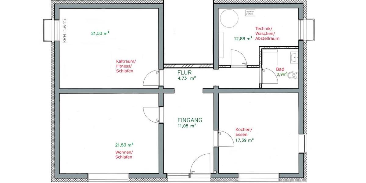 Erdgeschoßwohnung Albstadt Gemarkung Onstmettingen - 3 Zimmer, 93 m&sup2;, 950&euro; | Angebot:26102762