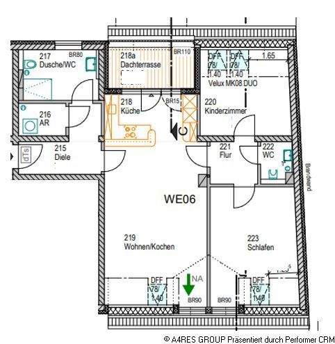 Etagenwohnung Wandlitz Stolzenhagen - 3 Zimmer, 87 m&sup2;, 1.312&euro; | Angebot:24389743