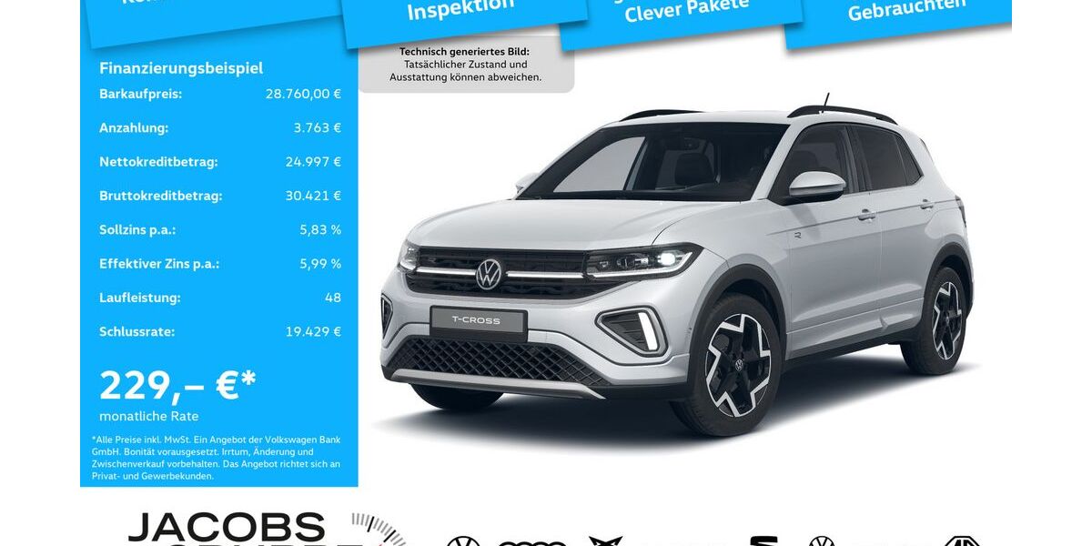 VW T-Cross 11.170 km 28.760 &euro; Alsdorf 52477