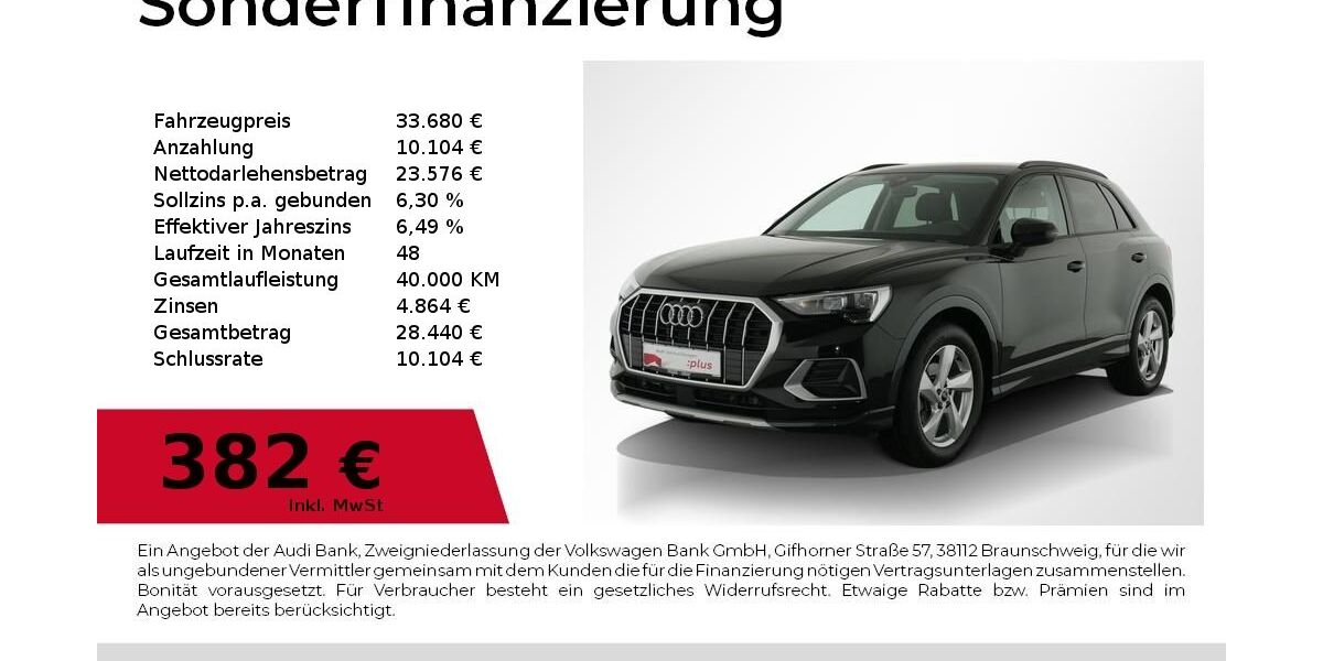 Audi Q3 34.807 km 32.830 &euro; Nürnberg 90411