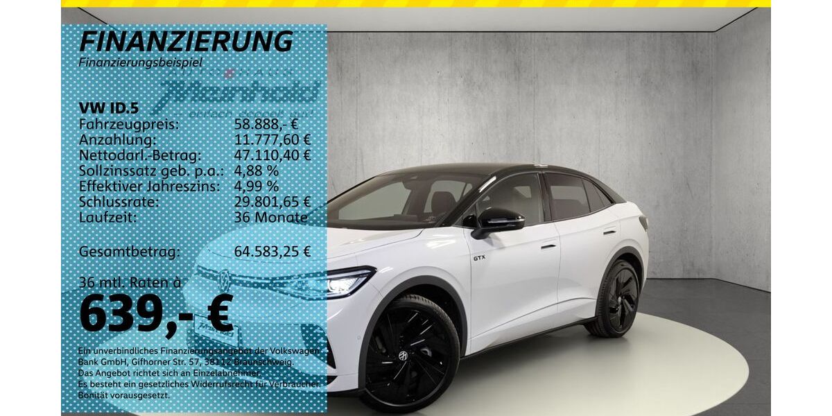 VW ID.5 5.000 km 58.888 &euro; Auerbach/Rebesgrün 08209