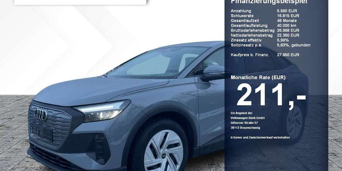 Audi Q4 e-tron 46.723 km 27.950 &euro; Erding 85435