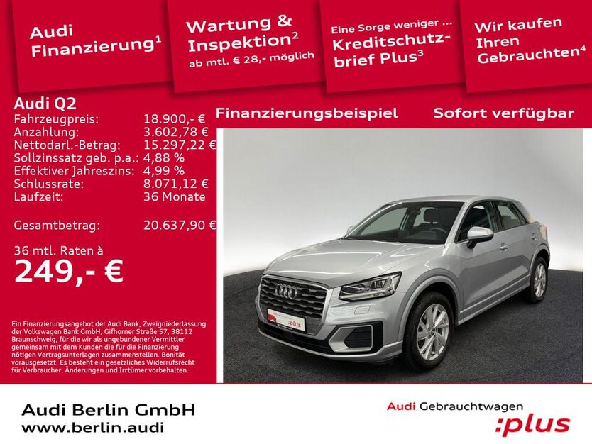 Audi Q2 42.150 km 17.999 € Berlin 10587