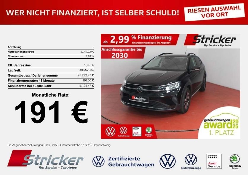VW Taigo 11.886 km 22.449 &euro; Detmold 32760